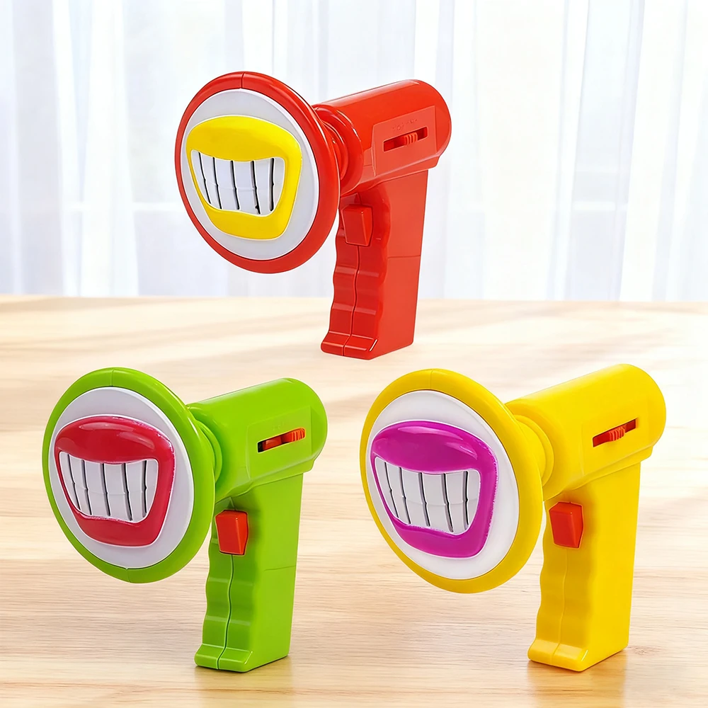 لعبة مكبر صوت متغيرة الأدوار للأطفال، 6 مؤثرات صوتية، متعة محمولة مع بطارية واحدة غير قابلة لإعادة الشحن 23A