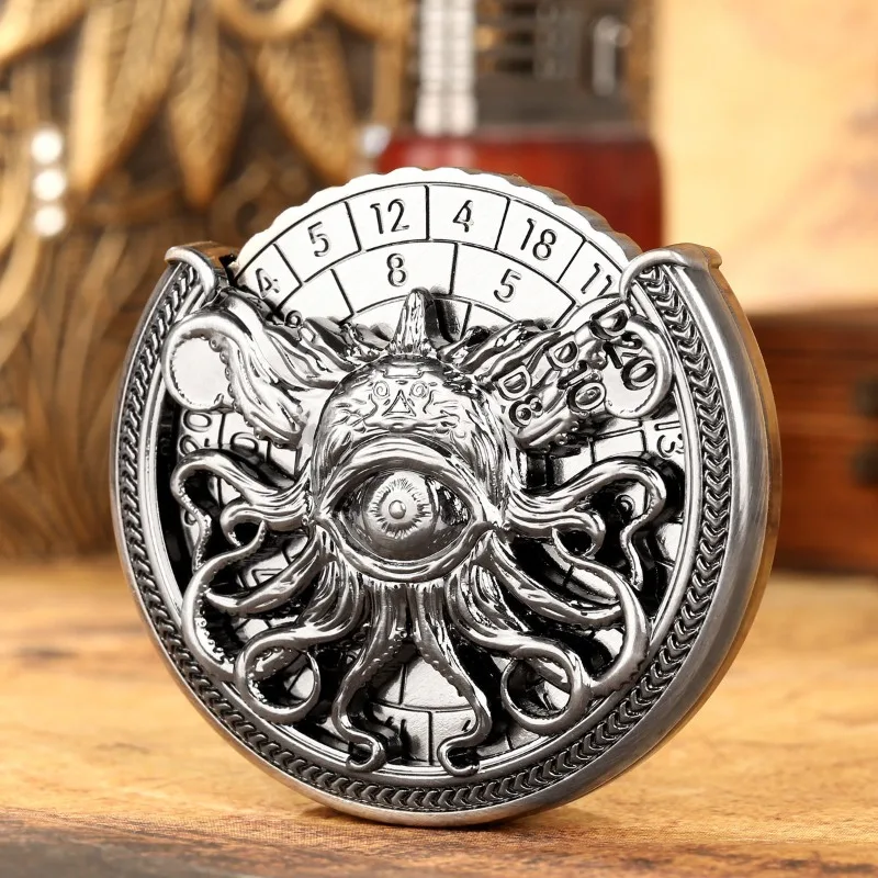 لعبة FUN HO EDC Octopus Eye الرقمية لعبة النرد سبينر فيدجيت سبينر المعدنية لتخفيف التوتر