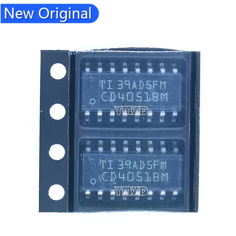 5Pcs/lot Original genuine CD4051BM96 SOIC-16 CMOS single channel 8-channel analog multiplexer chip