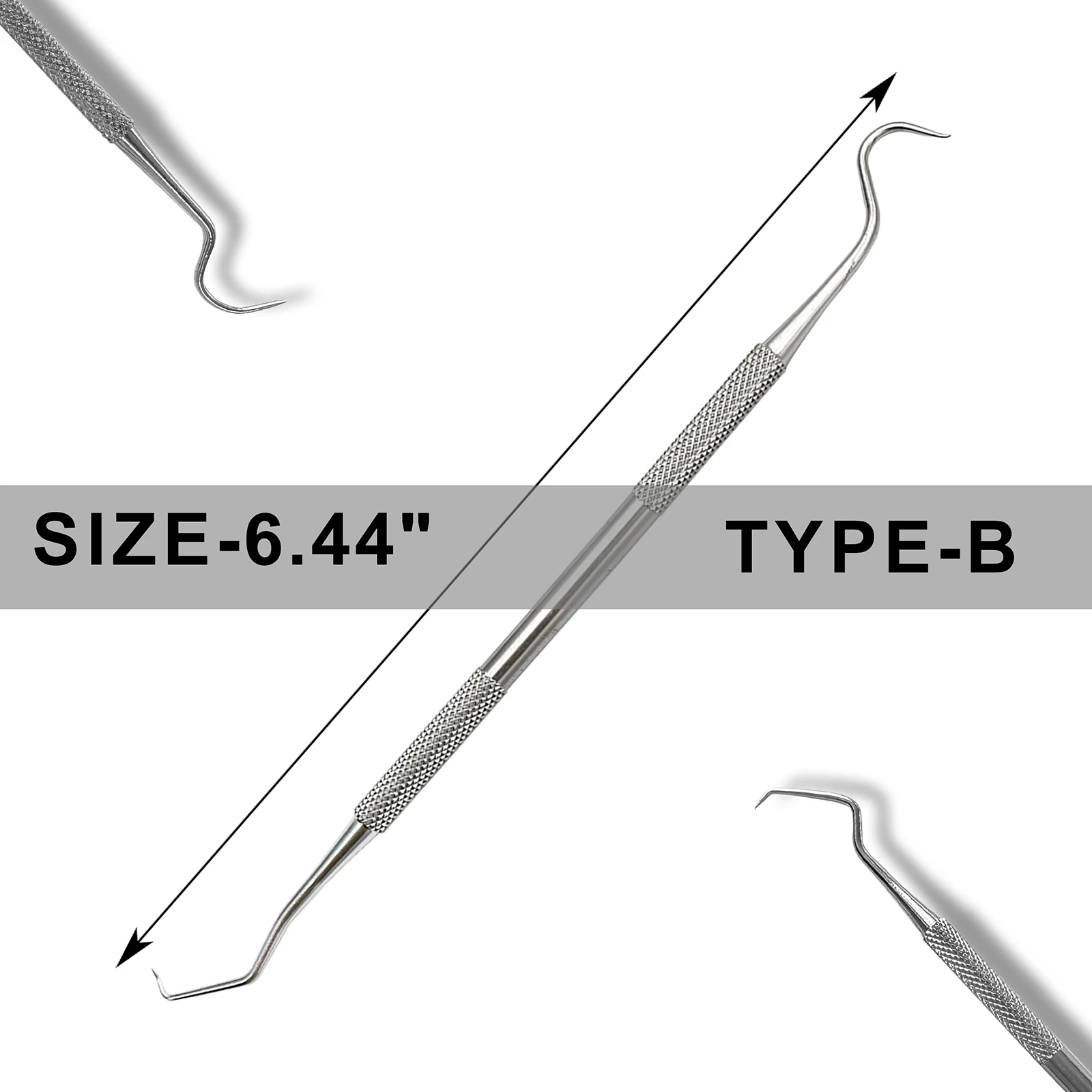 Universal 3PCS Gun Stainless Steel Pick Brass Double-End Cleaning Kit for Rifle Pistol Handgun Maintenance Nylon Cleaning Tool