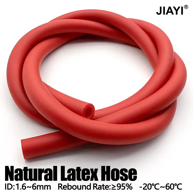 Flexible Latex Rubber Tubing ID 1.6/1.7/1.8/2/3/4/6mm Super Elastic Durable Anti-Crack Hunting Catapult Accessories Elastic Hose