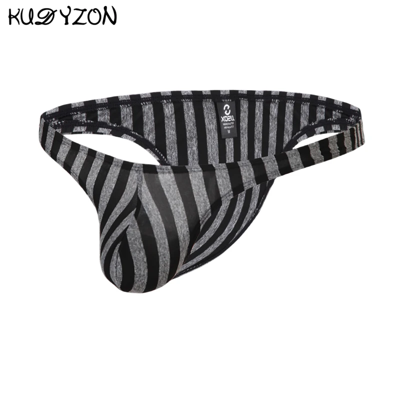 Striped Men Underwear Briefs Sexy Men Briefs Cueca Masculina Male Bikini Panties Breathable U Pouch Ropa Interior Hombre Slips