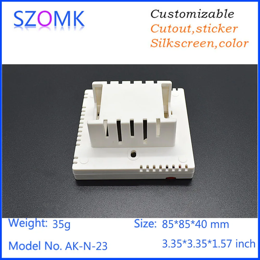 4Pieces 85*85*40 mm new Plastic PCB Project housing case electronics LCD control instrument enclosure szomk plastic box