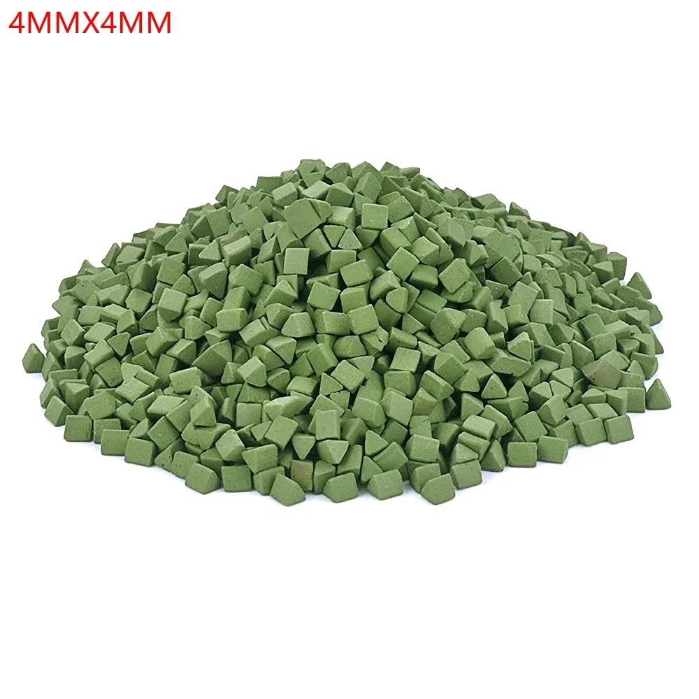 450G Jewelry Polishing Material Ceramic Stone Polishing Tumbling Media Vibration Tumbler Machine Use Corundum Triangle Abrasive