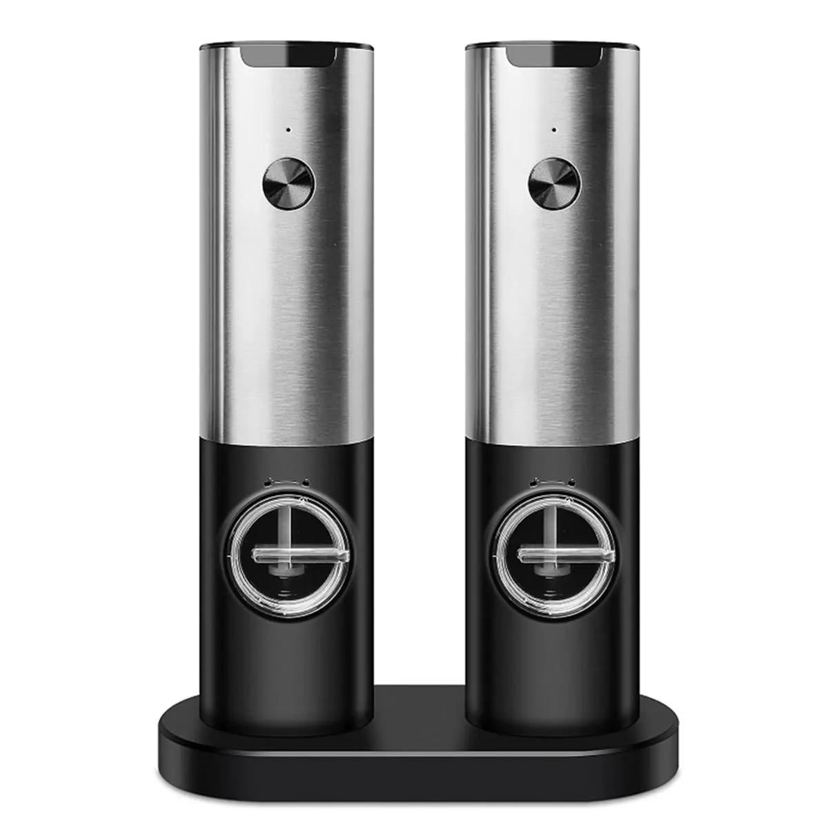 

N18R Rechargeable Electric Salt & Pepper Grinder Set Adjustable Coarseness USB Charging Electric Salt Pepper Grinder