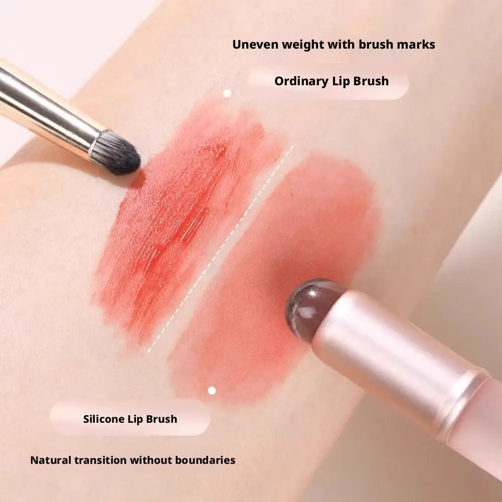 Nail Art Silicone Applicator Stick Brush Lipstick Powder Dust Applying Pen Gradient Effect Smudge Makeup Brush Manicure Tool