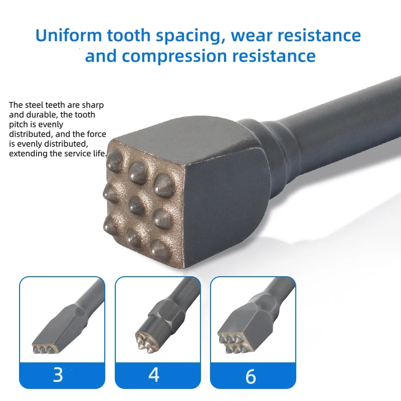 

Electric Mini Small Flower Hammer Carbide Wall Cement Floor Chisel Hairy Lychee Surface Electric Hammer Concrete Flower Chisel