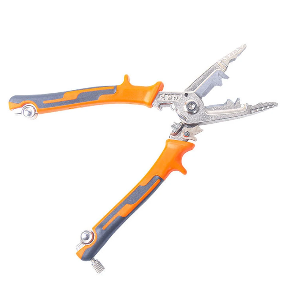 Professional 10 in 1 Multifunctional Pliers Heavy-Duty Universal Pliers Wire Stripper Cable Cutter Terminal Crimper Hand Tool