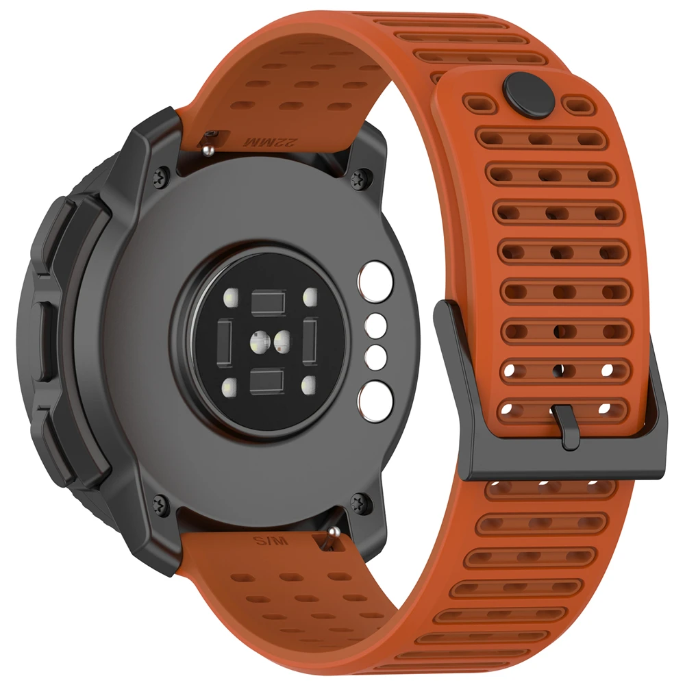 Ремешок для часов 22 мм для Huawei Watch GT Runner 2 / Xiaomi Watch S5, силиконовый ремешок для умных часов, спортивный браслет