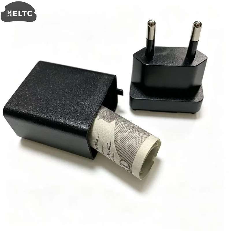 1PCS Plastic Disguise Phone Charger Hidden Safes Adapter Anti-theft Private Money Jewelry Key Secret Storage Box Hidden Storage