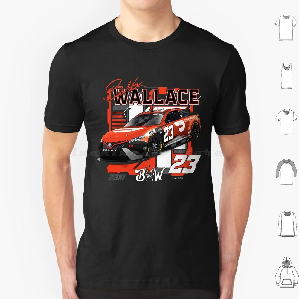 Bubba Wallace 23 Racing Car T Shirt Men Women Kids 6xl Bubba Wallace Racing Car Motor Talladega Daytona Bubba Race Car Wallace