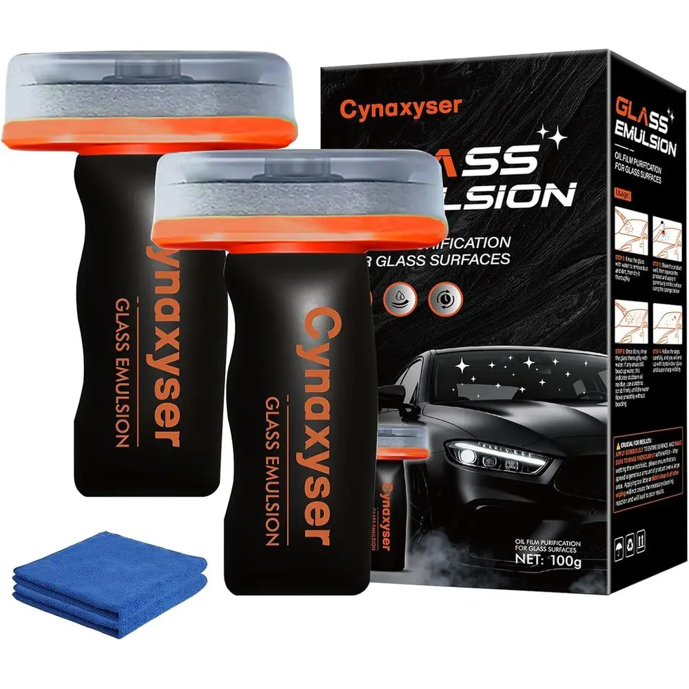 

Средство для очистки автомобильных стекол с эмульсией для стекол – 2 шт. Средство для удаления масляных пленок с автомобильных стекол, удаляет жир, пятна и пленку, придает кристально чистый вид.