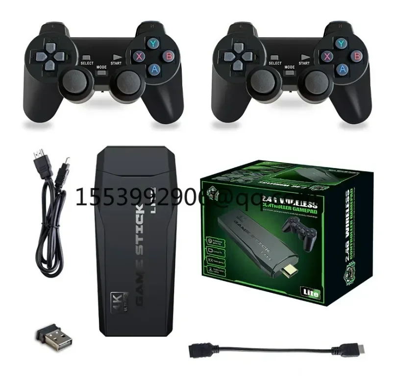 Popular M8 game console high definition retro TV game 2.4G wireless dual handle home TV game console