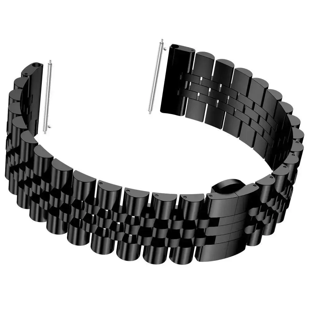 Pulseira de metal de 22mm para garmin forerunner 265/255 música 965 955 pulseira de aço inoxidável garmin vivoactive 4 venu 3/2 cinto