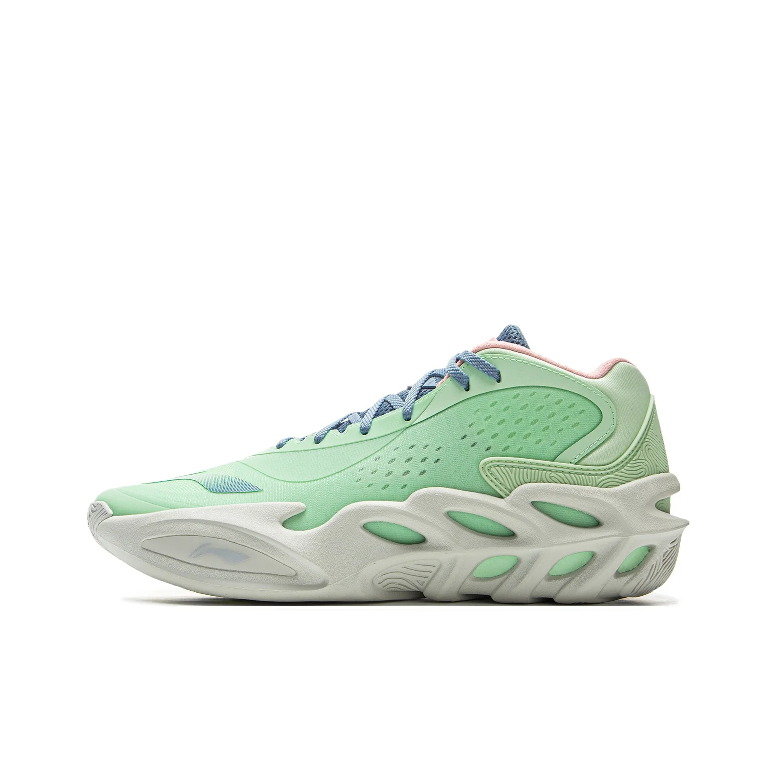 Li Ning XinSheng Basketball Shoes Men's Green ABAV027-6