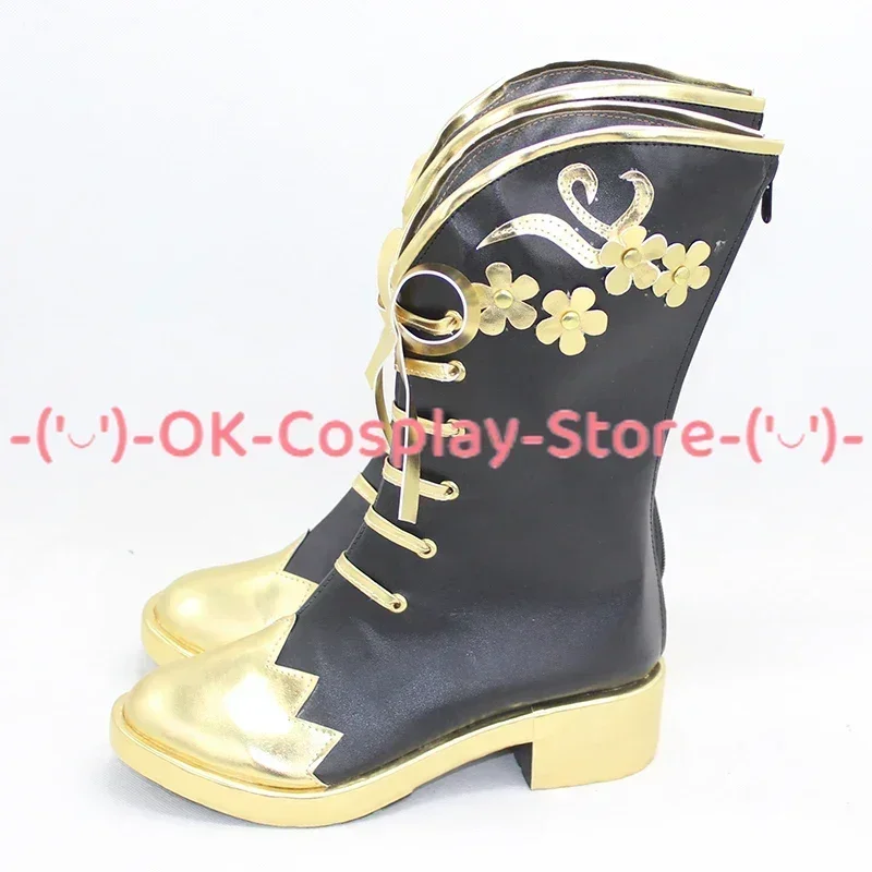 [Angepasst] Twisted Wonderland Epel Felmier Cosplay Schuhe Spiel Roleplay Kostüm Prop Halloween Karneval Party PU Leder Stiefel