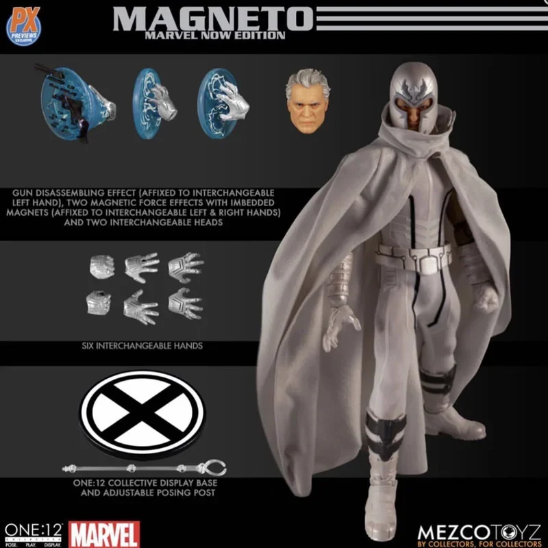 

【In Stock】 Genuine Ant Mezco PX Limited X-Men Magnet King White 6-inch Joint Action Figure Model Toys Gifts