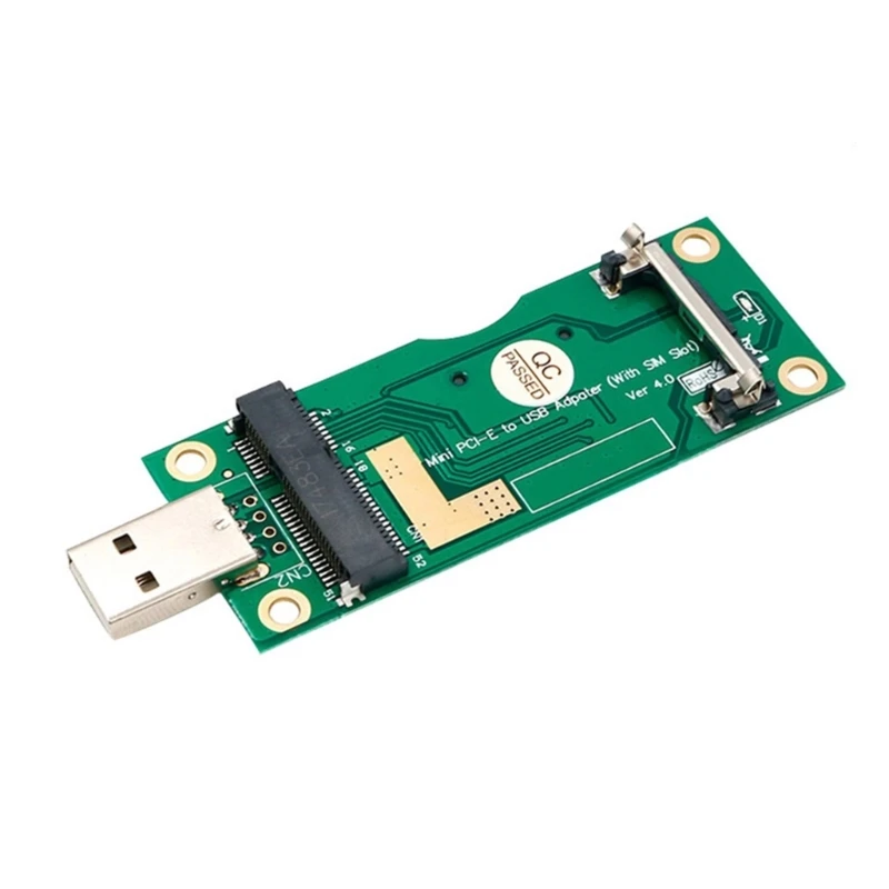 Mini PCIE na USB 2.0 Adapter Boczne gniazdo karty do bezprzewodowego komputera PC