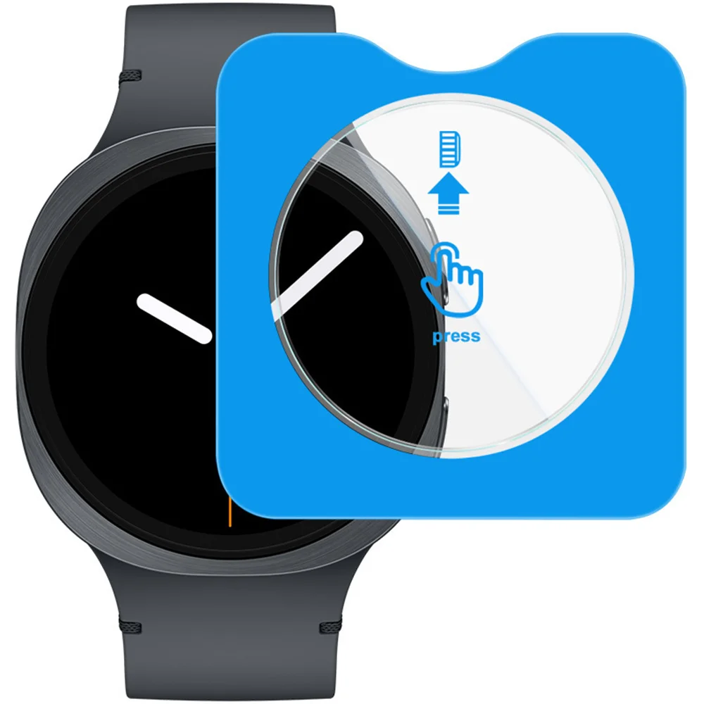 

Для Samsung Galaxy Watch8 44 мм Защитная пленка из закаленного стекла с инструментом для установки
