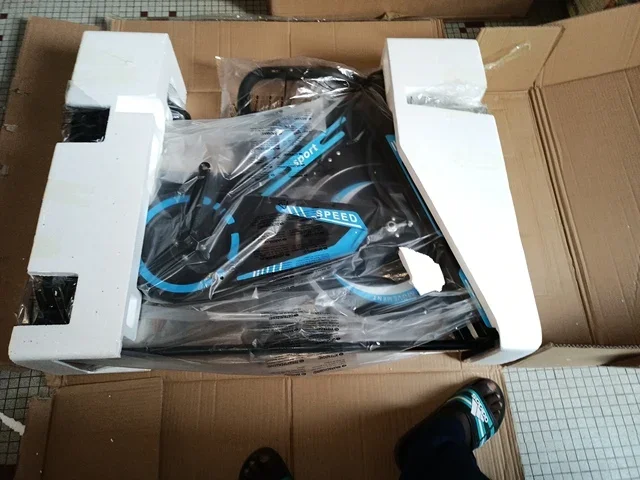 B Home bicicleta de spinning con ajuste de ejercicio magnético para interiores con pantalla