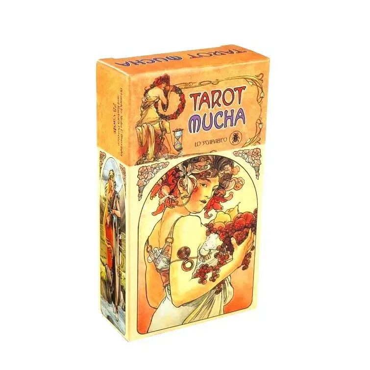 HOT 400 Carte dei Tarocchi Stile Oracle Golden Art Nouveau La Strega Verde Universale Celtico Thelema Steampunk Tarocchi Giochi da tavolo