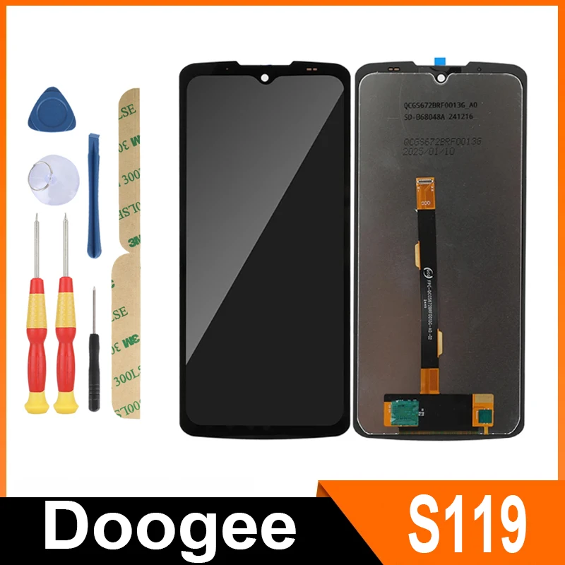 Wyświetlacz LCD + Ekran Dotykowy do DOOGEE S96 Pro S96 GT S97 Pro S119 — zdjęcie 7