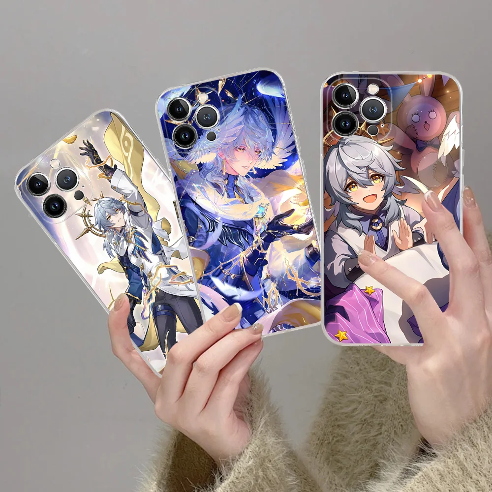 H-Honkai S-Star R-Rail S-Sunday Phone Case Silicone Soft for iphone 16 15 14 13 12 11 Pro Mini XS MAX Plus X Cover