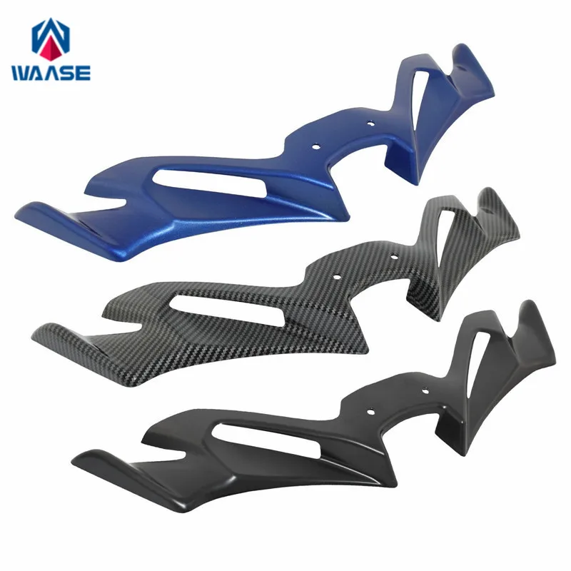 

waase For Yamaha YZF R3 R25 2019 2020 2021 Front Wheel Fender Beak Nose Cone Extension Cover Extender Cowl