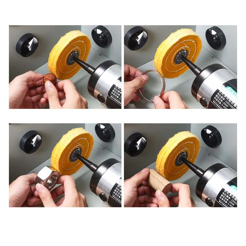 8000 rpm small table grinder for polishing gold and silver jewelry integrated dust box cover grinding collectibles