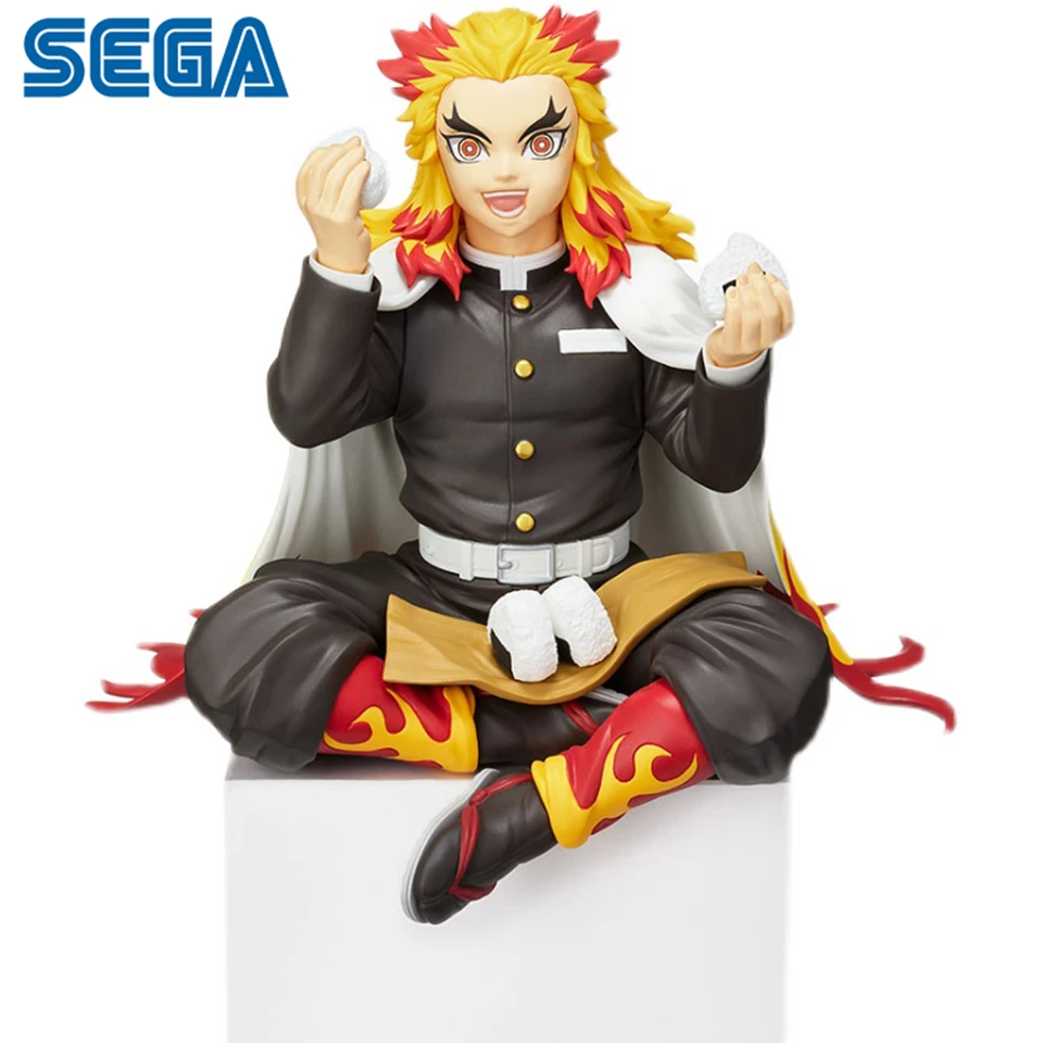 Glazovin Original Genuine Sega Demon Slayer Rengoku Shinjurou  Noodle Stopper PVC Action Figure Model Toys For Children Gifts