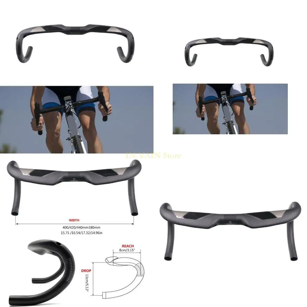 

M5TC Integrated Carbonfiber Handlebars Bike Internal Routing Integrated Handlebars