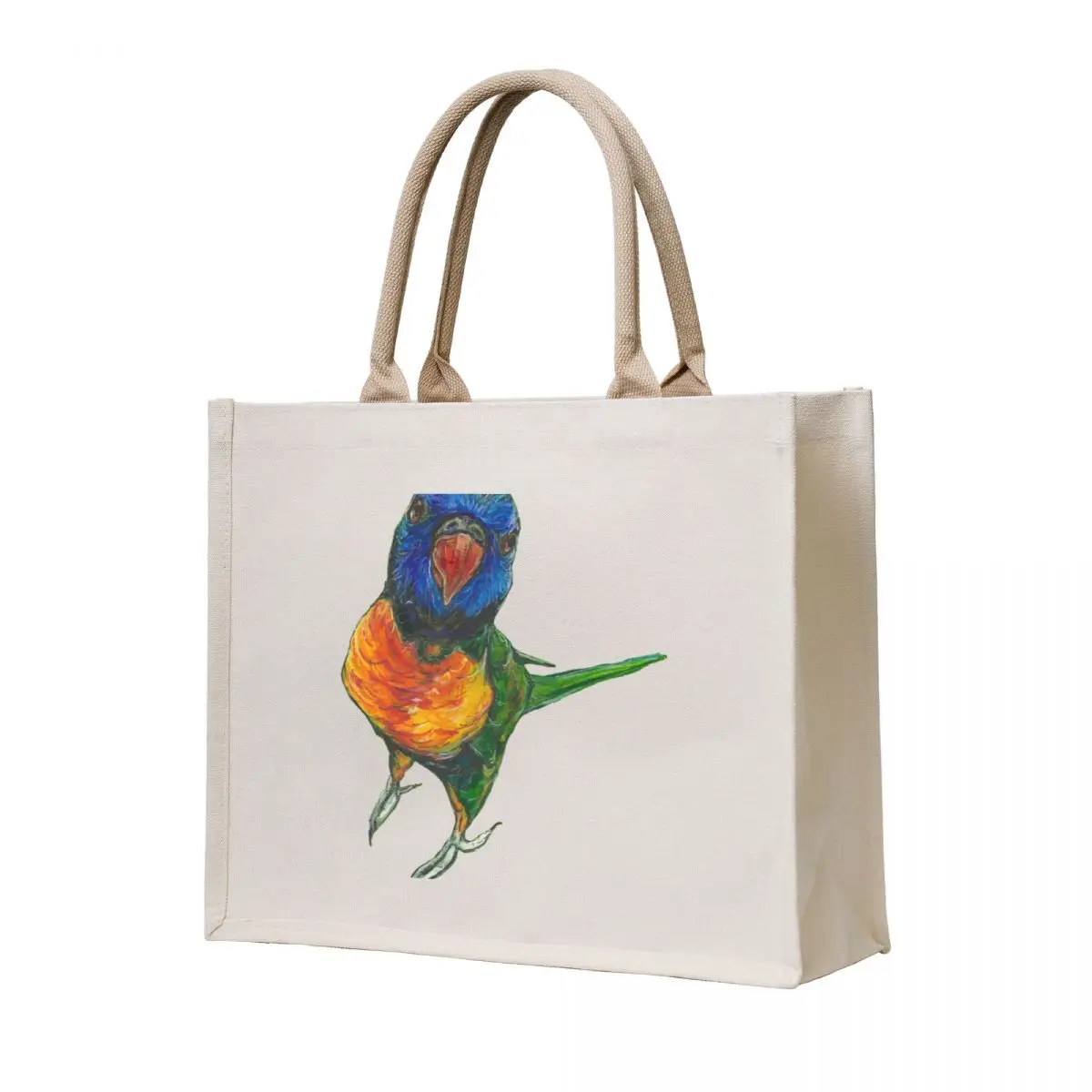 حقيبة يد Rainbow Lorikeet Tote، حقائب توصيل مجانية، حقيبة يد للشاطئ
