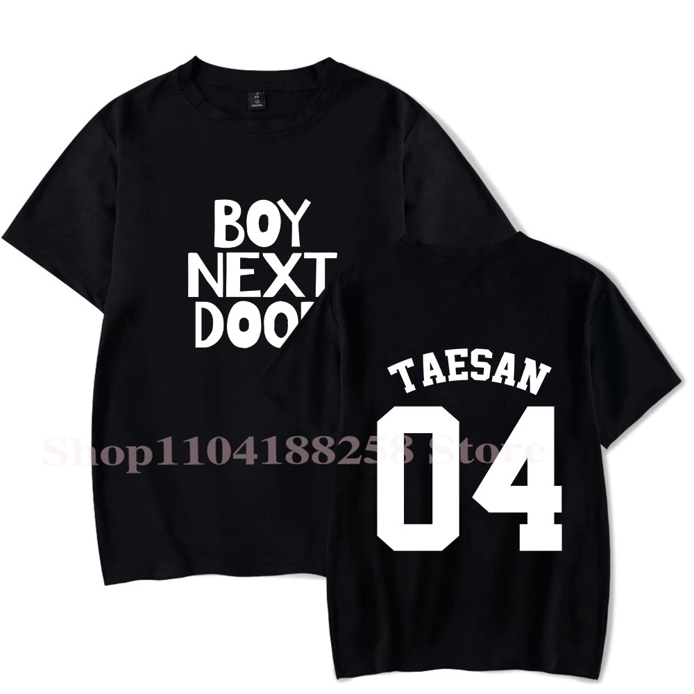 BOYNEXTDOOR Taesan T-shirts Merch Women Men Clothes Trend Casual Short Sleeve Top