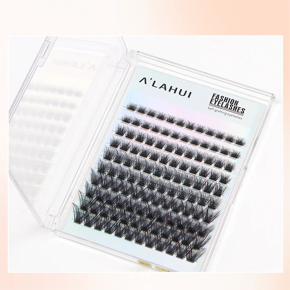 Ailaishi Gesegmenteerde Valse Extensie Cluster Diy Kit Coating Pincet Remover Koreaanse Cosmetica Eenvoudig Te Bedienen Wimpers Benodigdheden