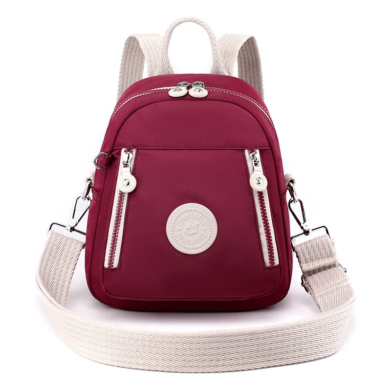 Small Women Backpack Nylon Rucksack School Female Backpack Multifunctional Girls Travel Daypacks Shoulder Bags Bolsas 8 Color