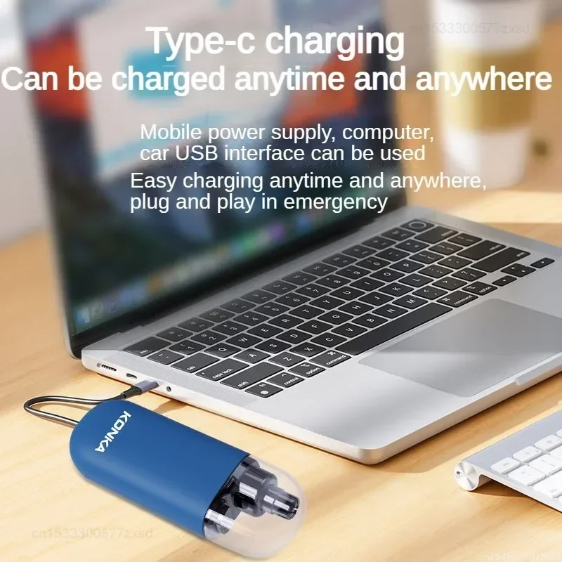 كونكا-ماكينة حلاقة كهربائية محمولة لشعر الأنف ، آلة تشذيب الشعر ، ذات حدين ، ناعمة ، للمنزل ، جديدة