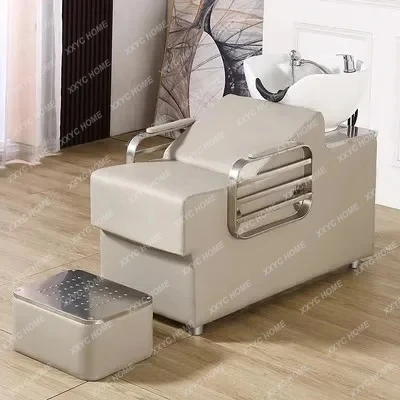 

A FG17Специальное кресло для шампуня для парикмахерской, глубокая раковина, промывочная кровать с откидной спинкой