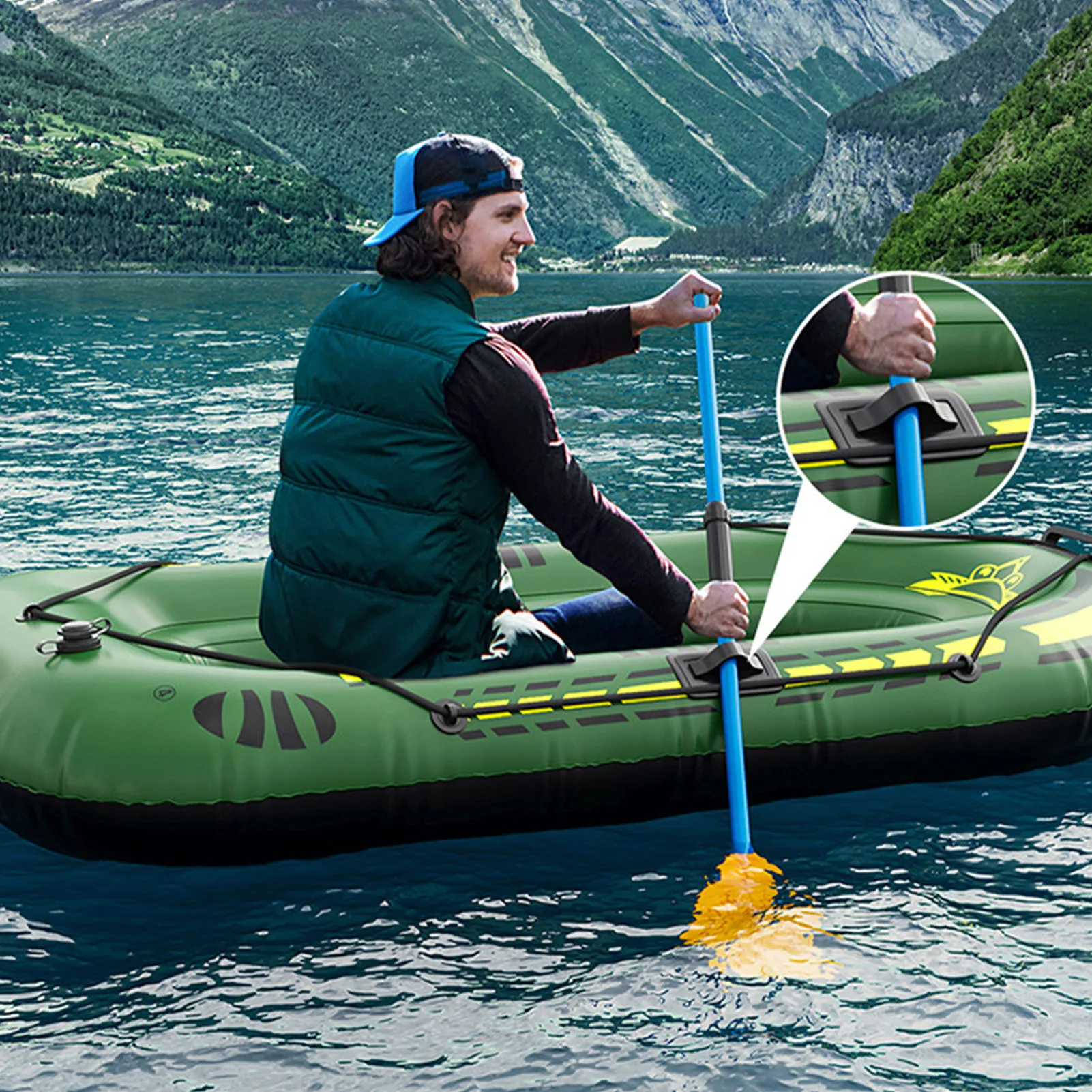 Inflatable Fishing Kayak Boat 4