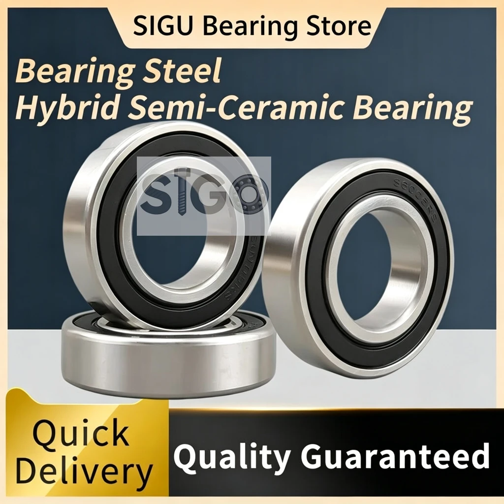 2Pcs 4Pcs 10Pcs  Thin-wall Bearing Steel Hybrid Semi-Ceramic Bearing 6900 6901 6902 6903 6904 6905-2RS