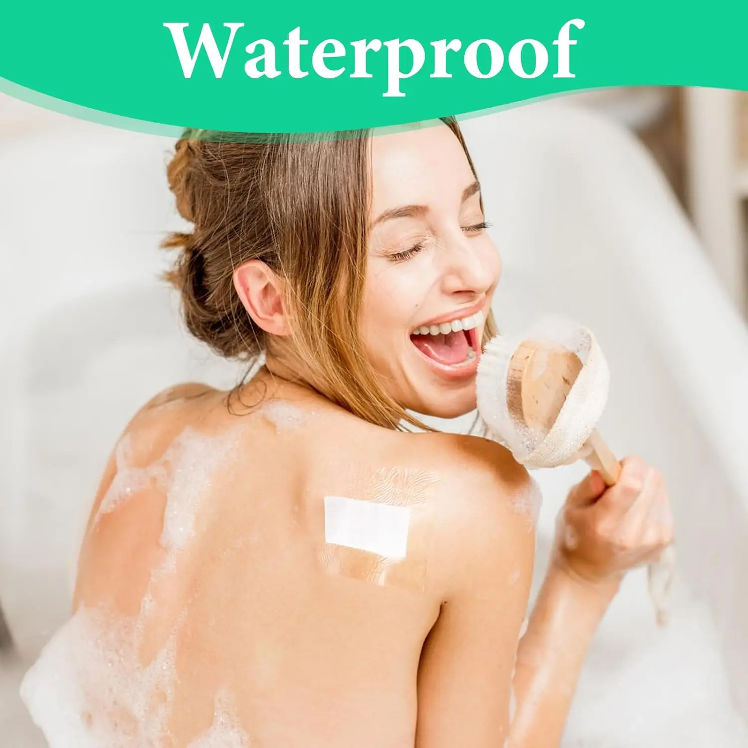 50/100 Stück Transparente Wasserdichte PU-Schutzfolie Tattoo-Nachsorgefilm Dehnbare Selbstklebende Hautabdeckung Aufkleber für Dusche und Schwimmen – Detail 3