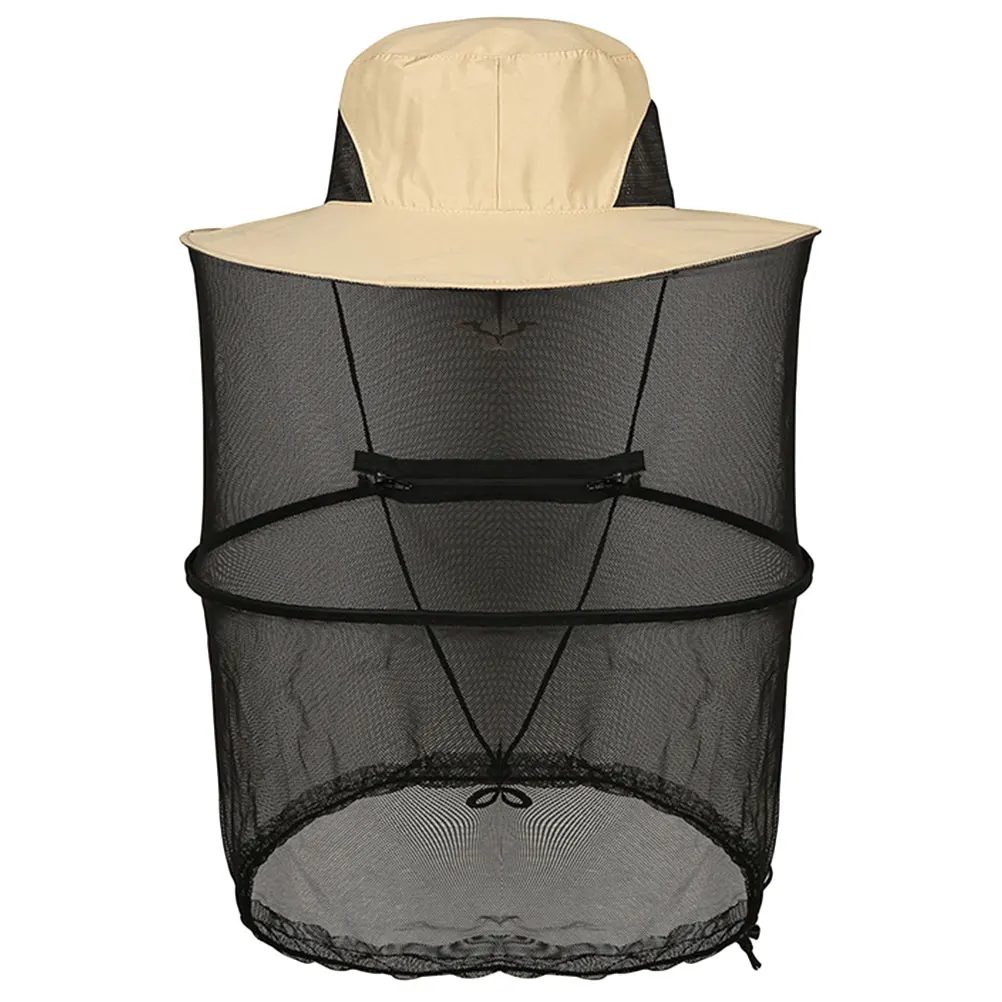 

Mosquito-proof Beekeeping Hat Net Sun Fishing Professional Mesh Cloth Headwear Breathable Long-lasting Durability