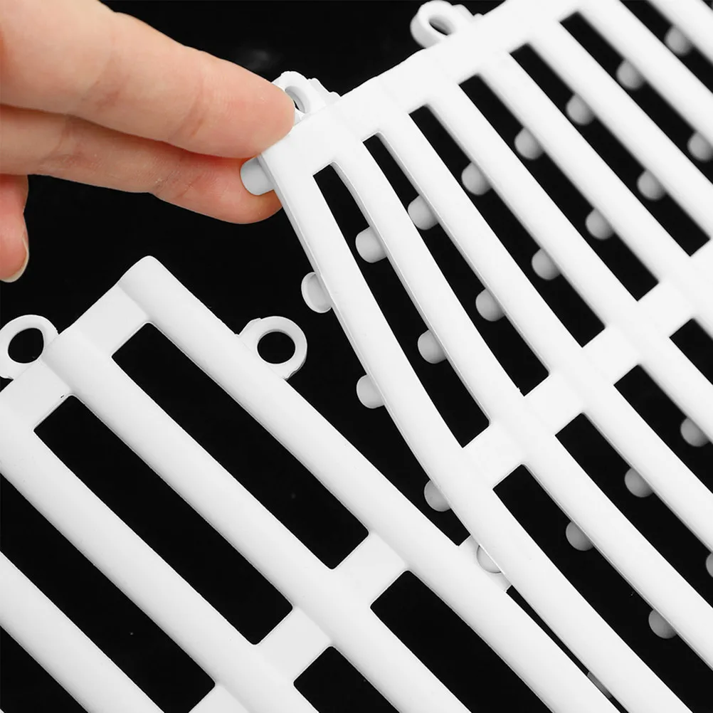 

Набор из 4 противоскользящих квадратных ковриков TPE для ванной комнаты, многоразовые напольные коврики для душа, декоративные защитные подушки для дома