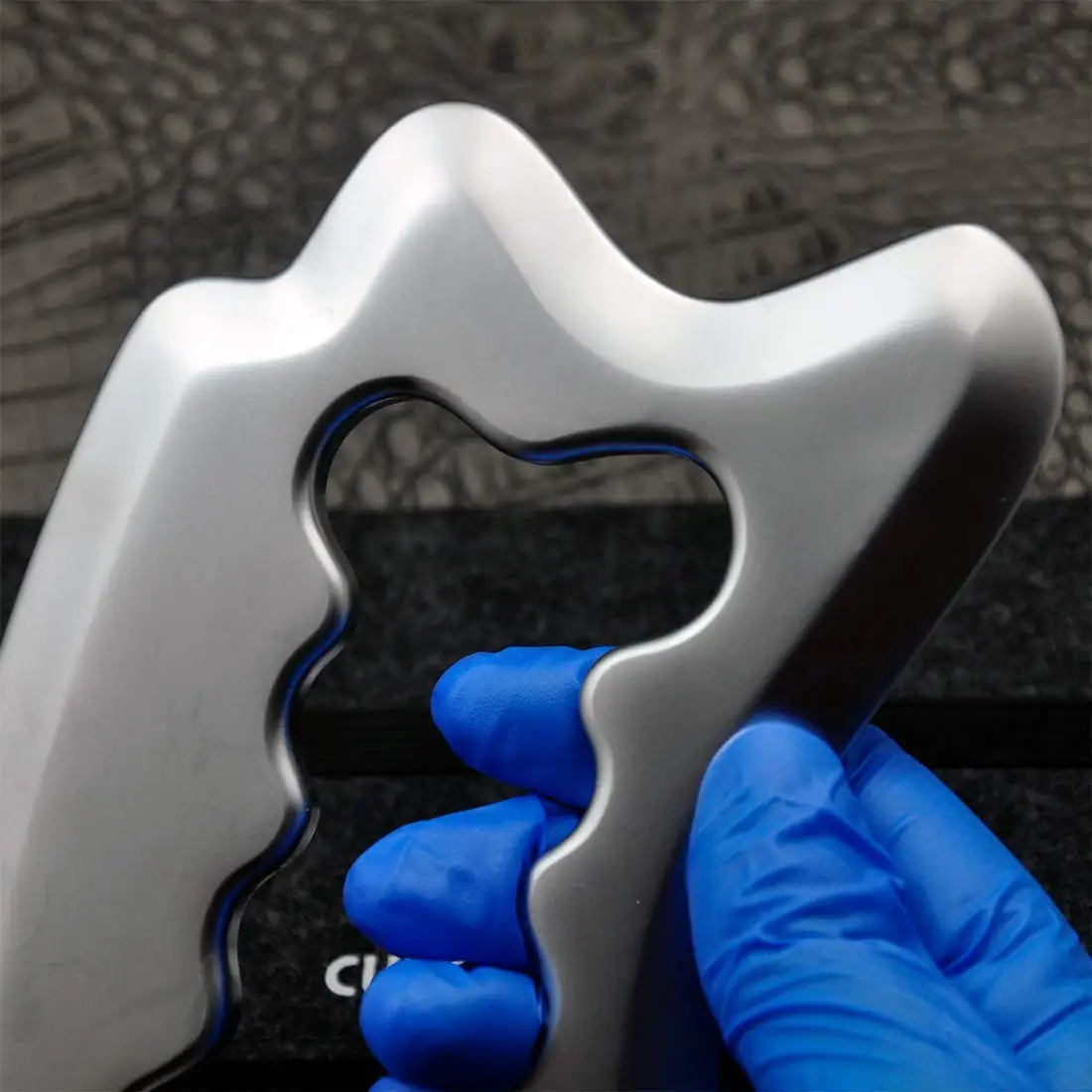 Ferramenta IASTM Gua Sha de aço inoxidável para fisioterapia, liberação miofascial, cuidados para quiropraxia e mobilização de tecidos macios