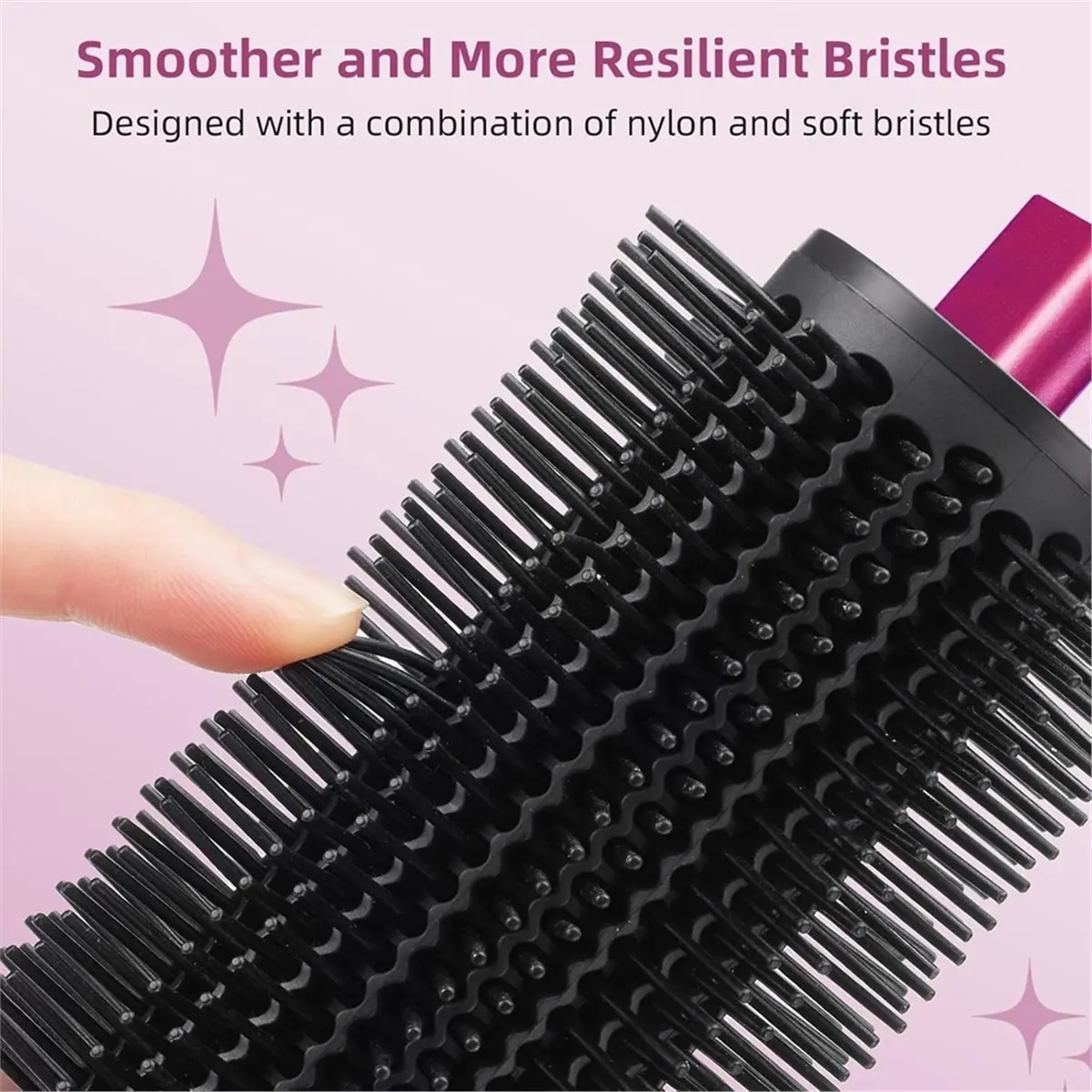 (AD11] Large Round Volumizing Brush with Hair Dryer Adapter for LFSE/SE/SE2 for Up Volumize and Styling Hair A