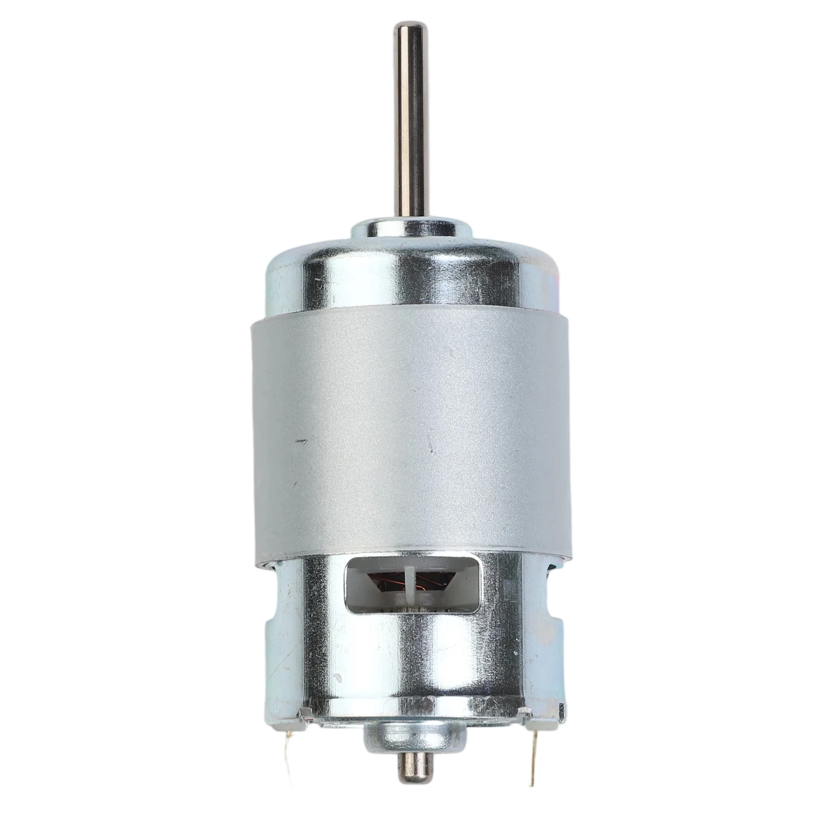 Chrome-Plated Components 775 DC Motor Double Ball Bearings Efficient Cooling System Low Noise Motor For Home Use As Shown