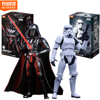 BLOKEES Original Star Wars Darth Vader Skywalker Imperial Stormtrooper CLASS Version Toy Action Figure Assembled Model Gift