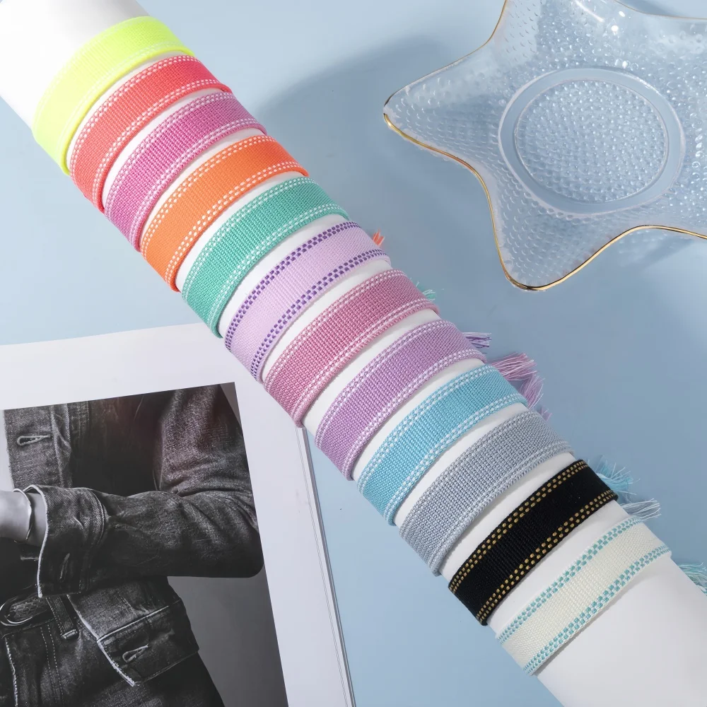 Bohemia Verstellbares geflochtenes Armband für Damen und Herren, bestickt mit Bändern, handgewebt, mit Quasten, Seil, ethnischer Stil, mehrfarbig, modischer Schmuck – Detail 4