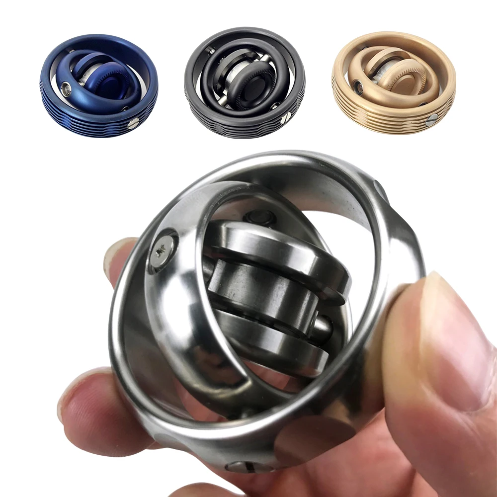 

Upgraded Metal Fingertip Gyroscope Toys ADHD Anxiety Relief Toy Decompression Children Adult Fun Birthday Christmas Gift