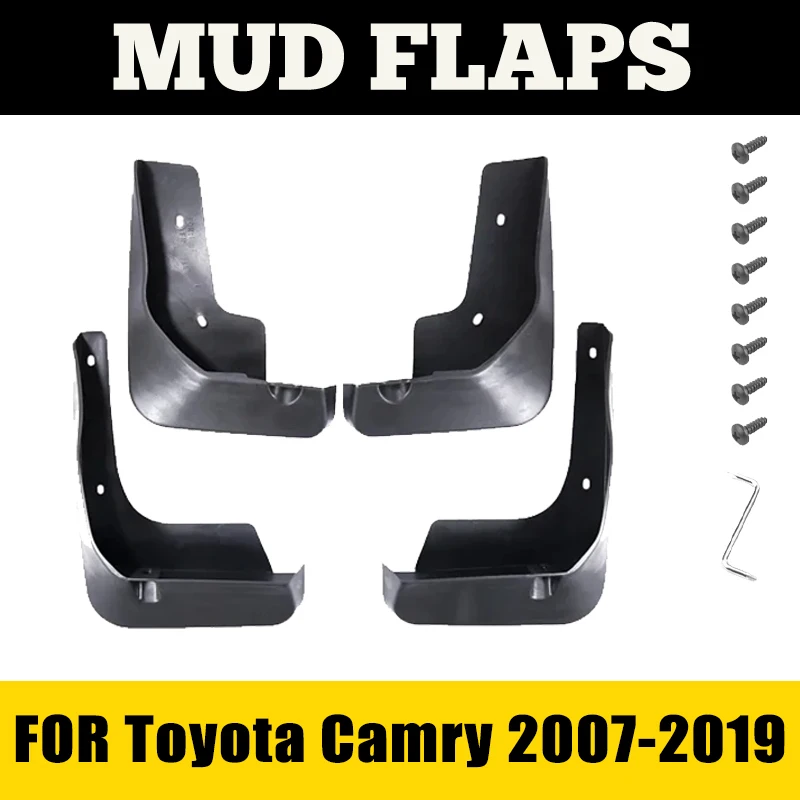 

Mudguards For Toyota Camry XV40 XV50 XV70 2007-2019 2008 2009 4pcs Fender Mudflap Mud Guard Splash Flap Car Accessories Auto Mud