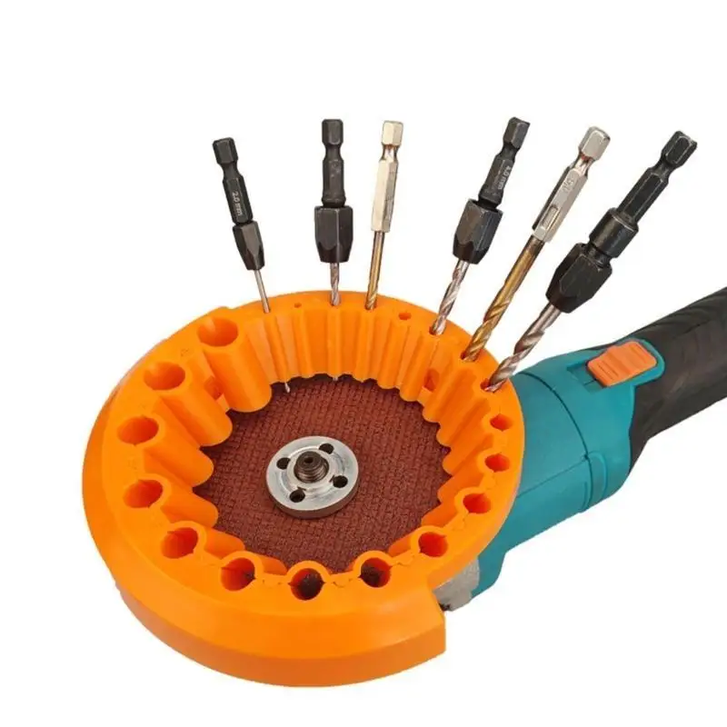 

652F Compact 20 Slot Drill Bit Sharpener for Polishing Grinding Attachment Accessory